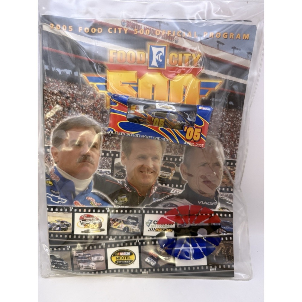 2005 NASCAR Food City 500 Program‎ w/ Die-Cast Car Bristol Speedway